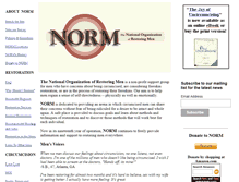 Tablet Screenshot of norm.org